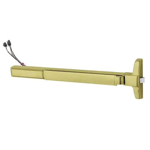 Rim Exit Device Satin Brass