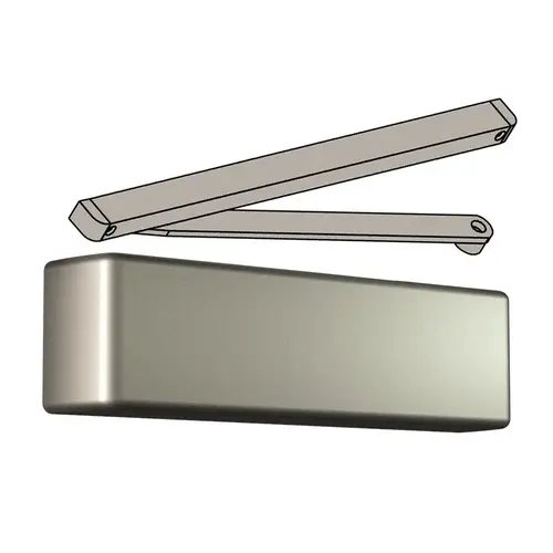 Door Closer Satin Stainless Steel