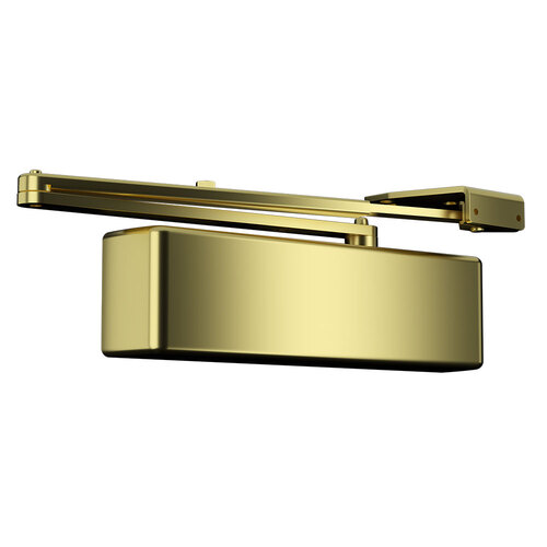 Door Closer Bright Brass