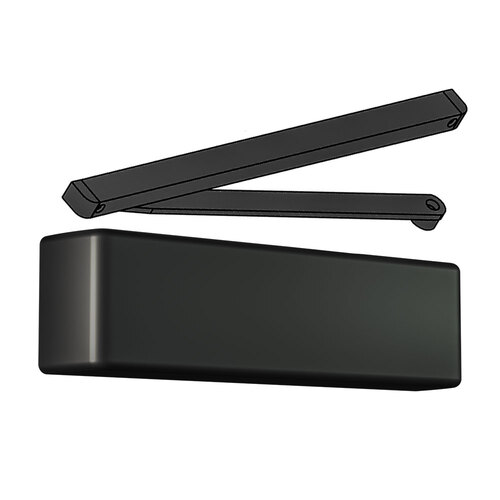 Door Closer Black Painted