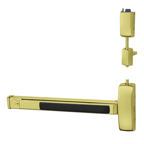 Exit Device Satin Brass