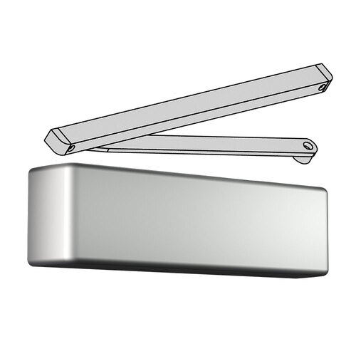 Door Closer Bright Chrome