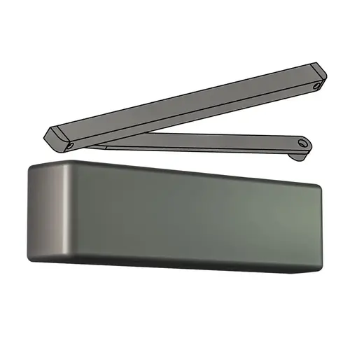 Door Closer Satin Nickel Plated Clear Coated