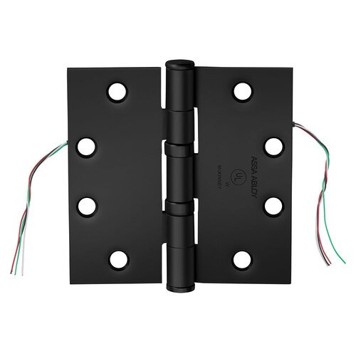 Electrified Hinges Black Suede Powder Coat