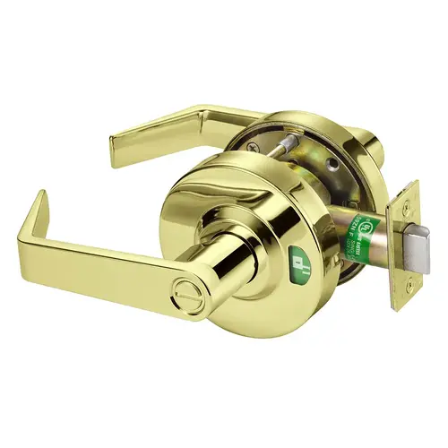 Cylindrical Locks Bright Brass