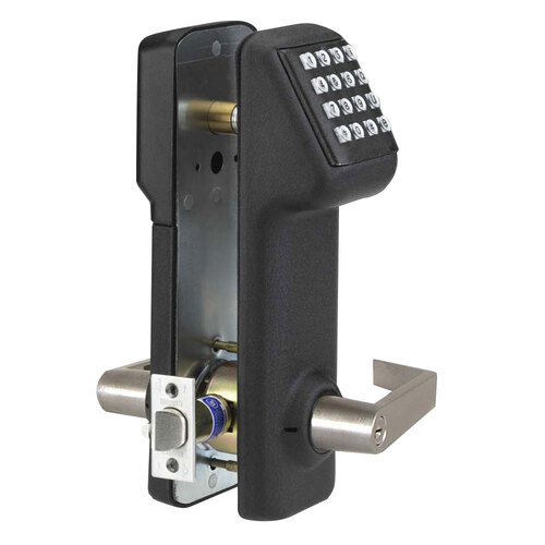 Marks IQ1LITE-19 Pushbutton/Keypad Cylindrical Locks Flat Black Coated