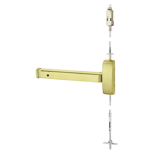 Exit Device Satin Brass