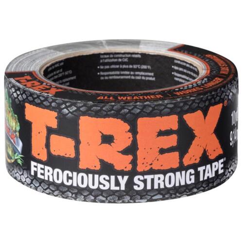 Duct Tape, 12 yd L, 1.88 in W, Cloth Backing, Gunmetal Gray