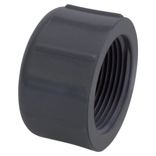 Threaded Cap Schedule 80 3/4" MPT T X 3/4" D FPT PVC