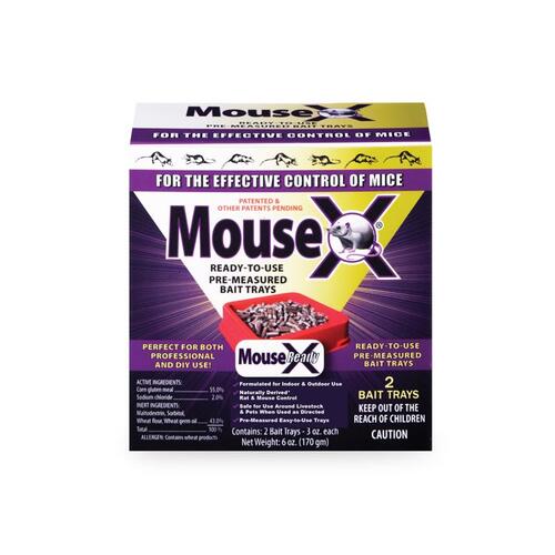 MouseX 620107 Bait Tray, 9.6 oz Pack - pack of 2