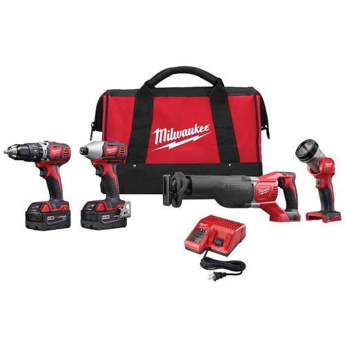 MAX Combination Kit, Battery Included, 18 V, 4-Tool, Lithium-Ion Battery