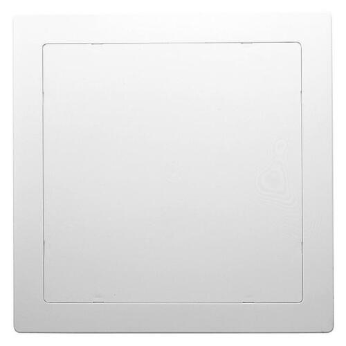 Access Panel, 8 in L, 8 in W, ABS, White