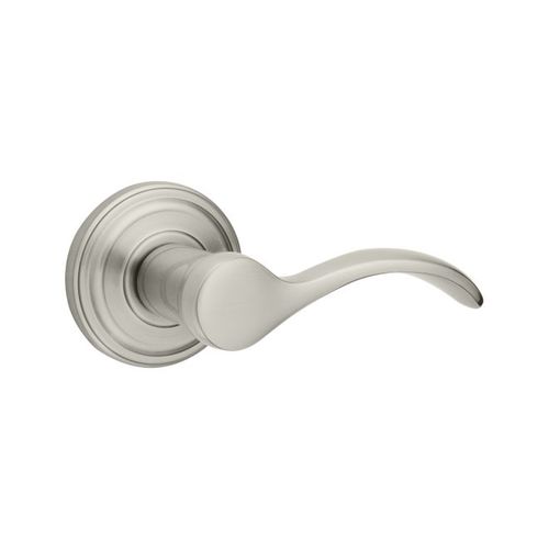 Pembroke Lever Interior Single Cylinder Handleset Trim, Satin Nickel