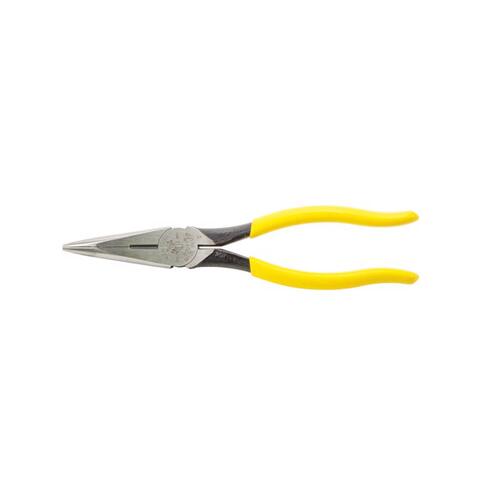 Long Nose Side Cutting Pliers 8.41" Plastic/Steel Yellow