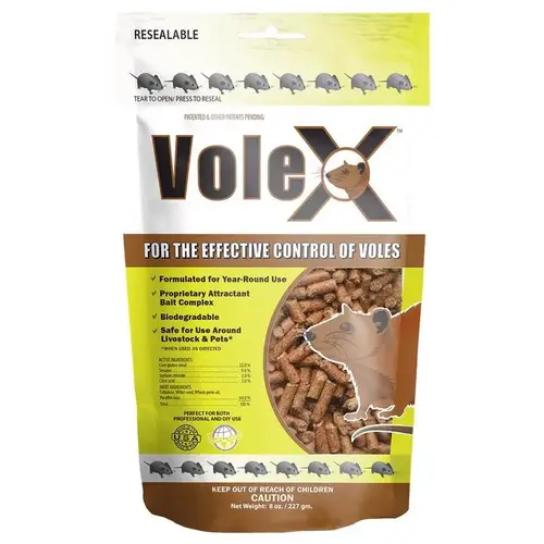 Bait Non-Toxic Pellets For Voles 8 oz