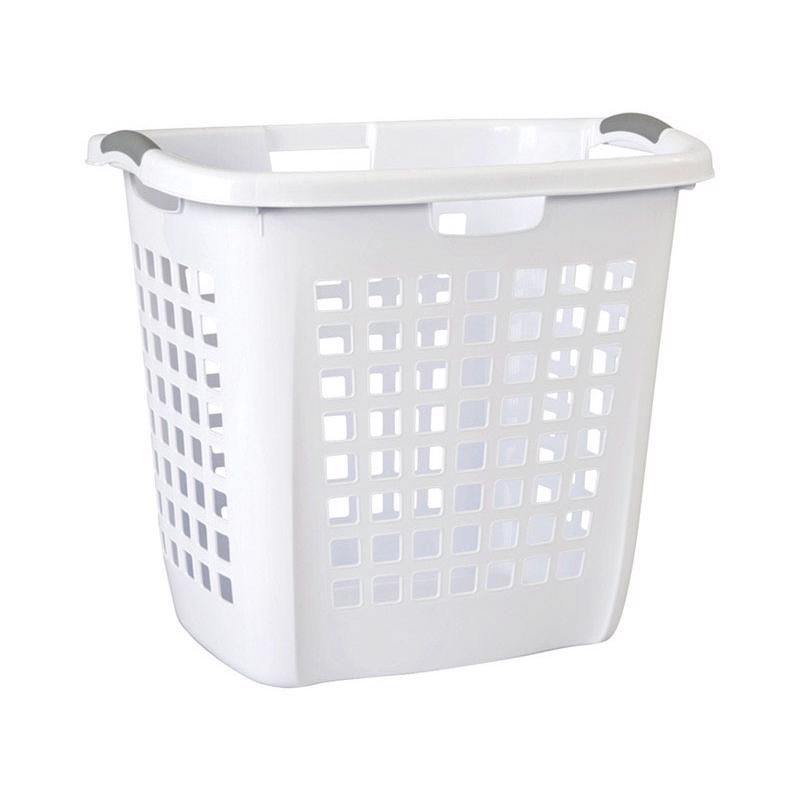 Sterilite 12258004 Laundry Basket White Plastic White