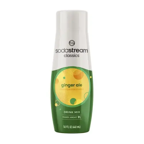SodaStream 1424201012 Sparkling Drink Mix, Soda, Ginger Ale Flavor, 440 mL Bottle