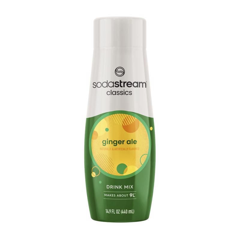 SodaStream 1424201011 Sparkling Drink Mix, Soda, Ginger Ale Flavor, 440 mL Bottle