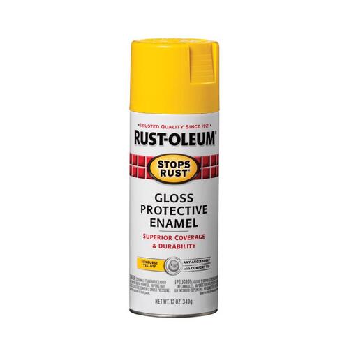 Rust-Oleum 7747-830 STOPS RUST Protective Enamel Spray Paint, Gloss ...