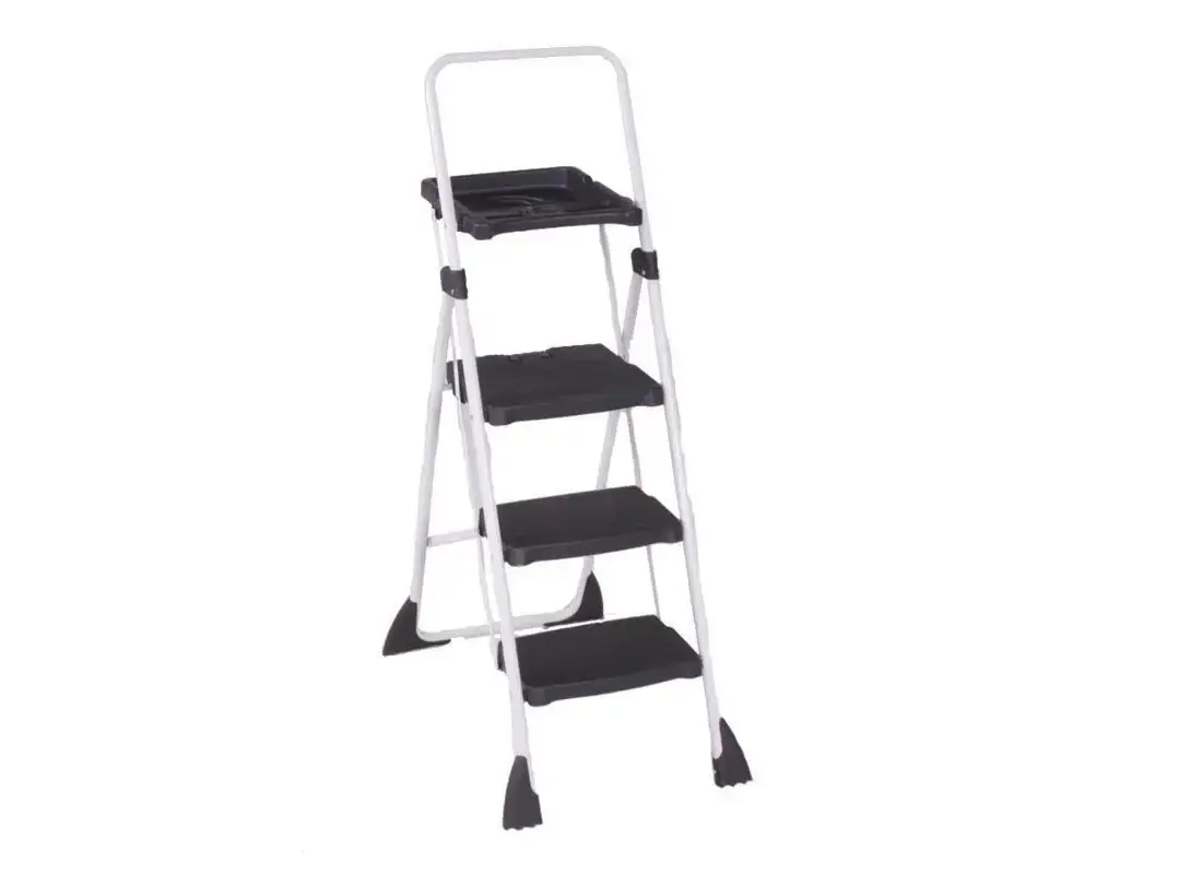 Cosco Tri Step Plus 4.56 ft. H Steel Platform Ladder Type II 225 lb. capacity Cosco Tri Step Plus 4.56 ft. H Steel Platform Ladder Type II 225 lb. capacity