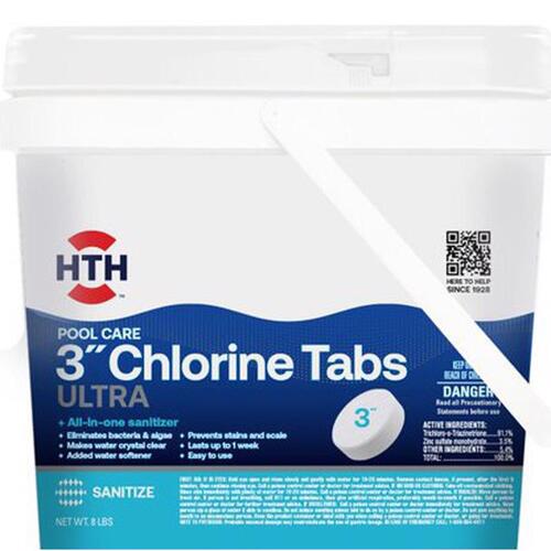 Chlorinating Chemicals Pool Care Tablet 8 lb