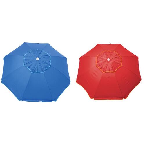 Umbrella Deluxe 6.5 ft. Tiltable Assorted Beach