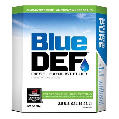 Exhaust Fluid Blue DEF Diesel 2.5 gal