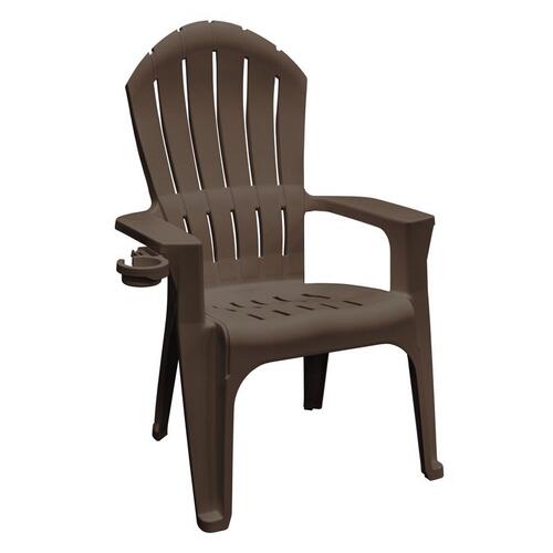 Chair Big Easy Earth Brown Polypropylene Frame Adirondack