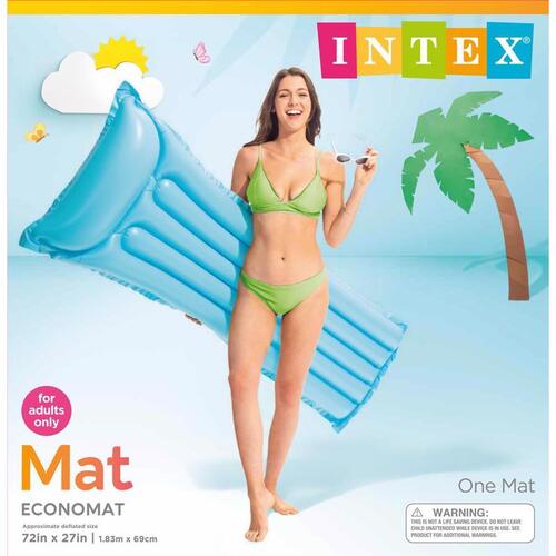 Floating Mat Assorted Vinyl Inflatable Glossy