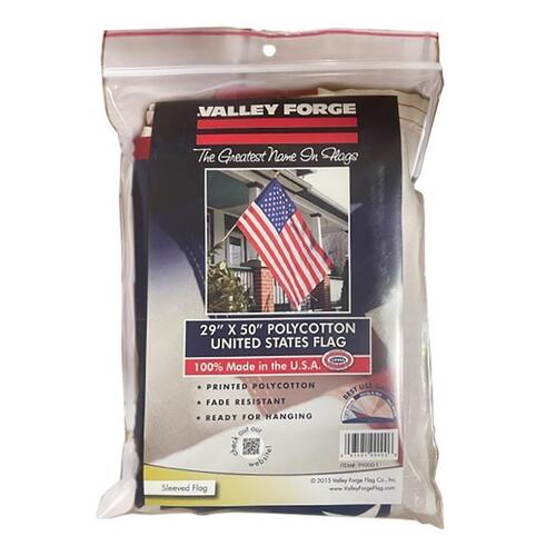 Valley Forge 99000-1 Flag American 29" H X 50" W Multicolored