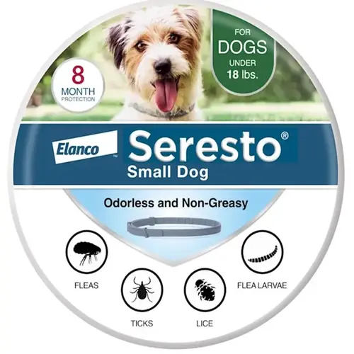 BAYER 81857944-SSD Flea and Tick Collar Seresto Solid Dog Imidacloprid/Flumethrin 0.44 oz