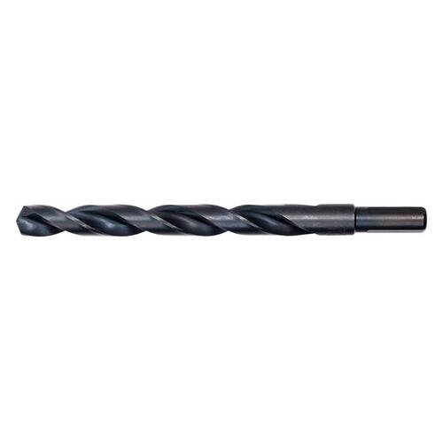 Jobber Drill Bit, 29/64 in Dia, 5-5/8 in OAL, Parabolic Flute, 3/8 in Dia Shank Black Oxide