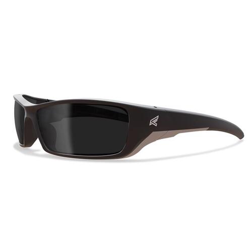 EDGE SR116 Non-Polarized Safety Glasses, Unisex, Polycarbonate Lens, Full Frame, Nylon Frame, Black Frame