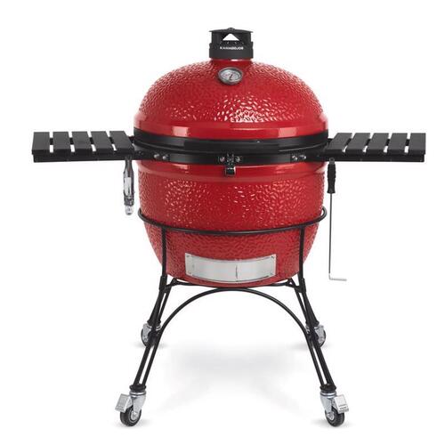 Big Joe II Grill, 452 sq-in Primary Cooking Surface, 1056 sq-in Secondary Cooking Surface, Red