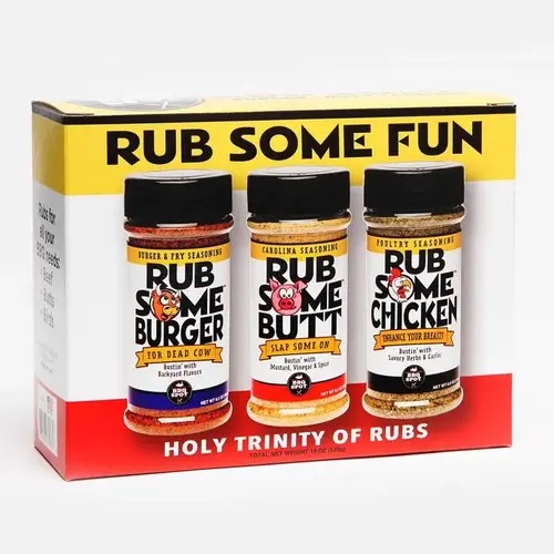 Rub Some OW89065-16 Fun Pack BBQ Rub, 19-oz - pack of 3