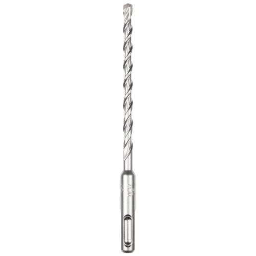 Hammer Drill Bit, 1/4 in Dia, 6 in OAL, Spiral Flute, 4-Flute, 25/64 in Dia Shank Bright