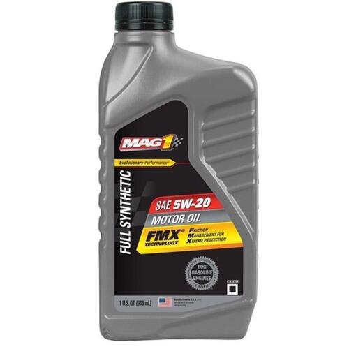 Motor Oil 5W-20 4-Cycle Synthetic 1 qt - pack of 6