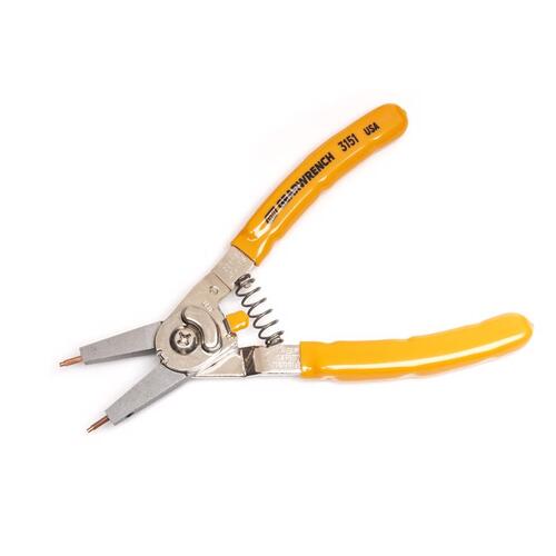 Retaining Ring Plier, Ergonomic Handle Red/Silver