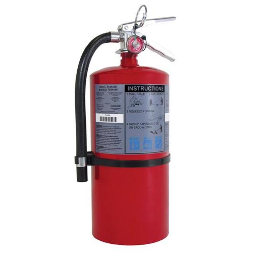 First Alert FE20A120B Rechargeable Fire Extinguisher, 20 lb Capacity, Monoammonium Phosphate, 20-A:120-B:C Class Red