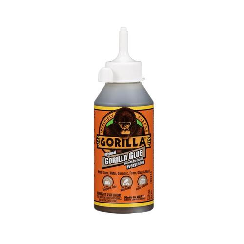 Original Gorilla Glue High Strength Polyurethane Original 8 oz Tan Brown