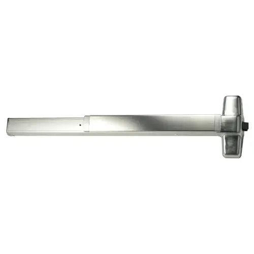 3' Rim Smooth Case Exit Device, Satin Chrome Finish