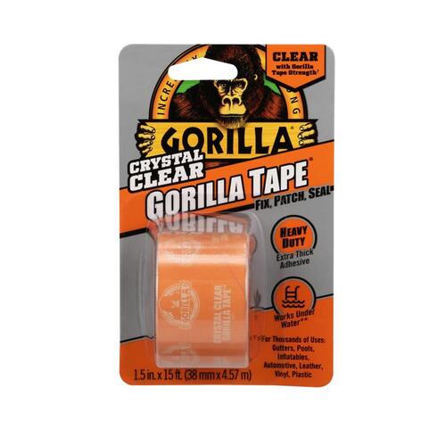 Gorilla 6015002 Tape, 5 yd L, 1-1/2 in W