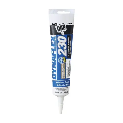 Sealant Dynaflex 230 Clear Siliconized Acrylic 5.5 oz Clear