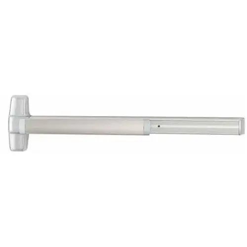 3' Concealed Vertical Rod Grooved Case Exit Device with 1-1/2" Bottom Latch Bolt, Satin Chrome Finish