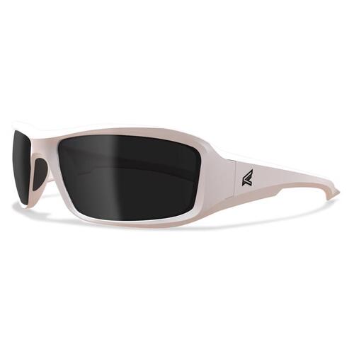 EDGE XB146 Non-Polarized Safety Glasses, Unisex, Polycarbonate Lens, Full Frame, Nylon Frame, White Frame