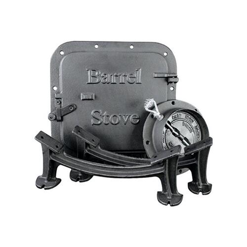 US Stove BSK1000 Barrel Stove Kit Iron Elegant