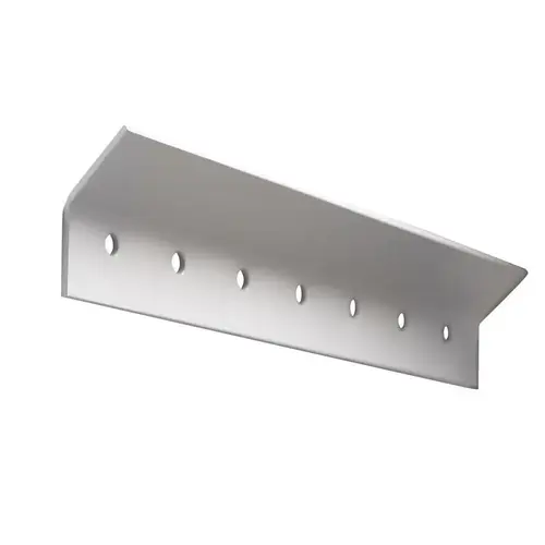 Easy Track RE1048 Rail, 14 ga Thick Material, 48 in W, Steel White