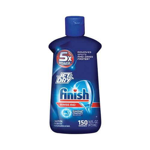 Dishwasher Rinse Aid Finish Original Scent Liquid 16 oz