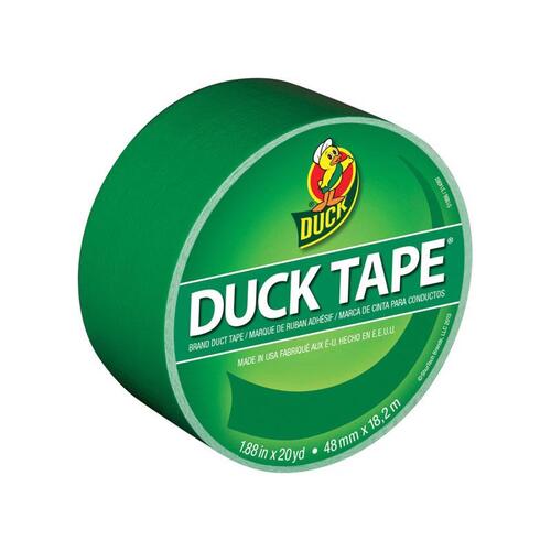 Duct Tape 1.88" W X 20 yd L Green Solid Green