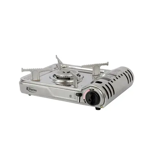 STERNO 50188 Butane Stove Stainless Steel Multicolored Silver